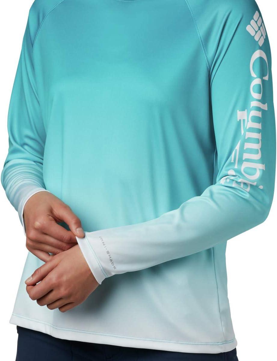 imageColumbia Womens Super Tidal Tee Long SleeveClear Water Gradient
