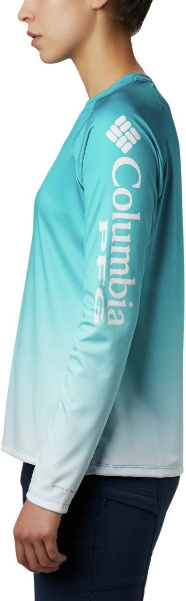 imageColumbia Womens Super Tidal Tee Long SleeveClear Water Gradient