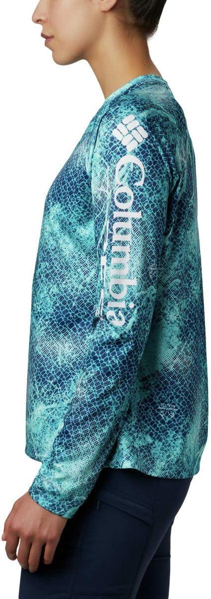 imageColumbia Womens Super Tidal Tee Long SleeveClear Water Mako Print