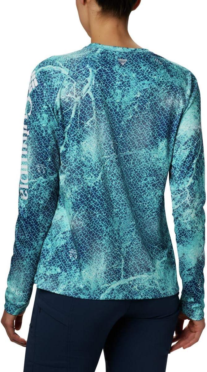 imageColumbia Womens Super Tidal Tee Long SleeveClear Water Mako Print
