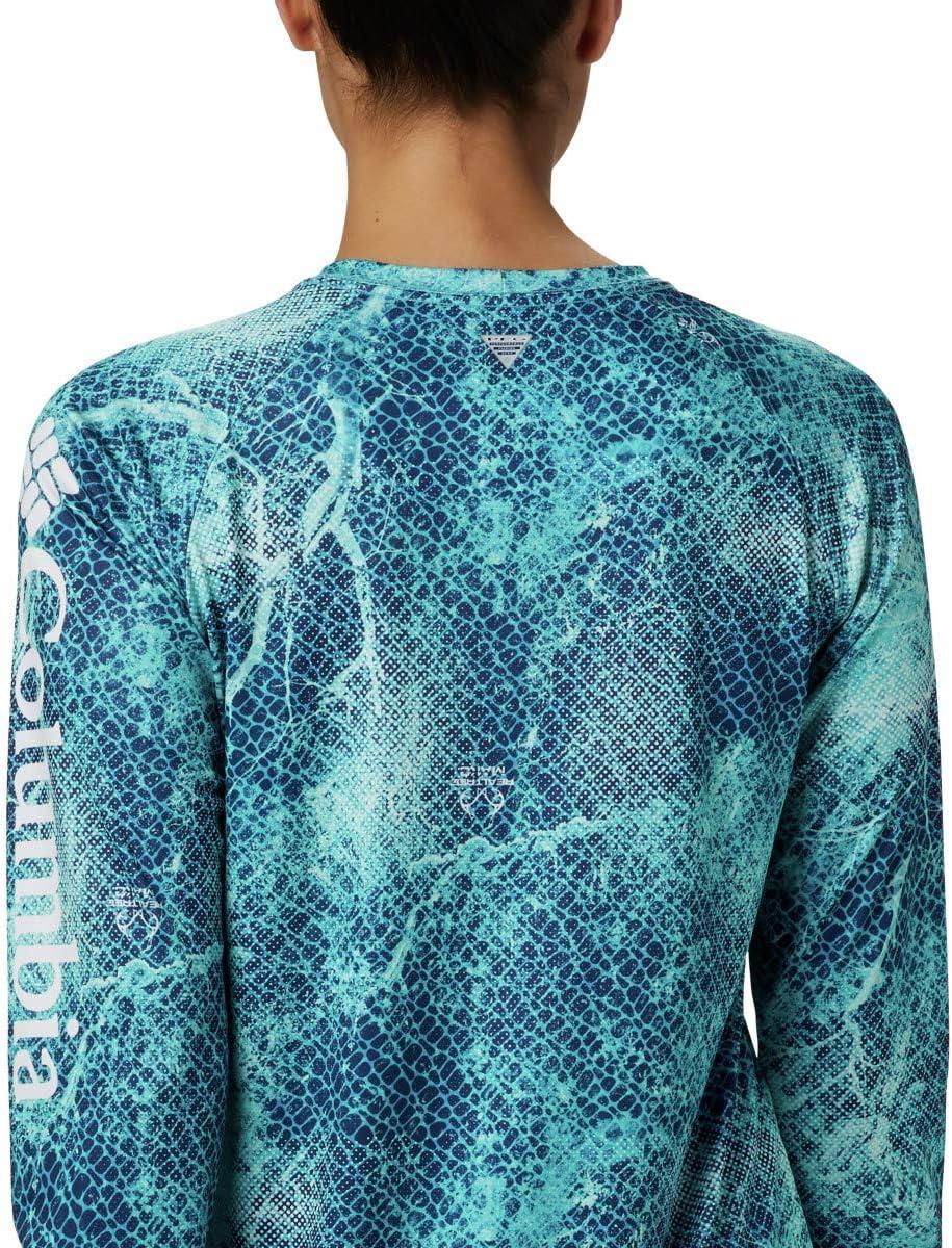 imageColumbia Womens Super Tidal Tee Long SleeveClear Water Mako Print