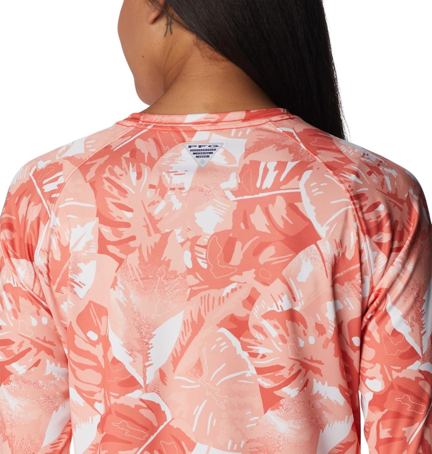 imageColumbia Womens Super Tidal Tee Long SleeveCorange Philo Palms
