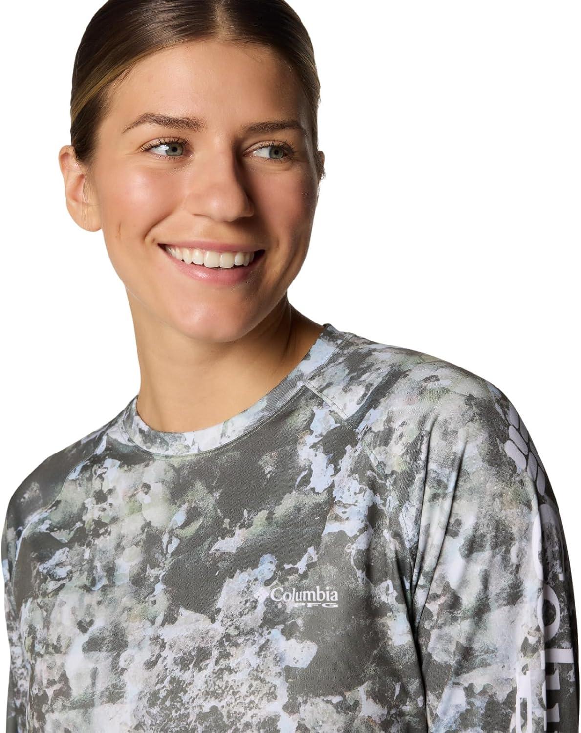 imageColumbia Womens Super Tidal Tee Long SleeveCypress Seamoss