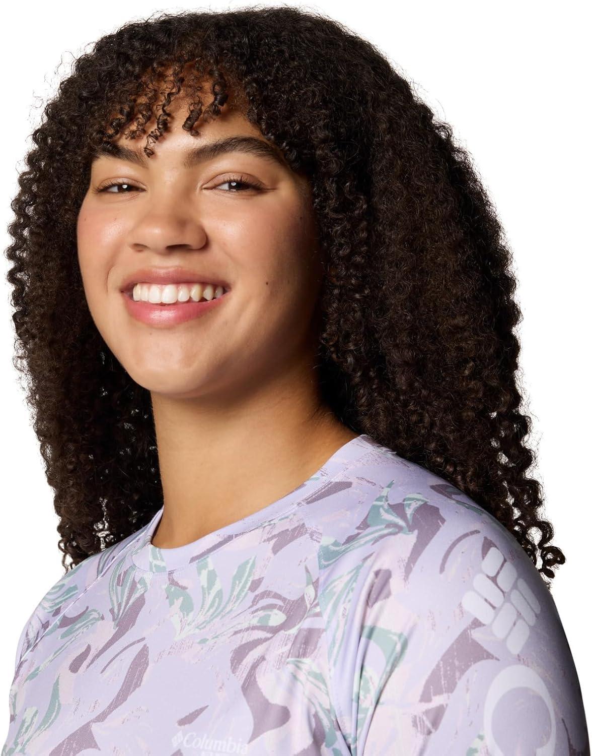 imageColumbia Womens Super Tidal Tee Long SleeveLavender Pearl Undertow