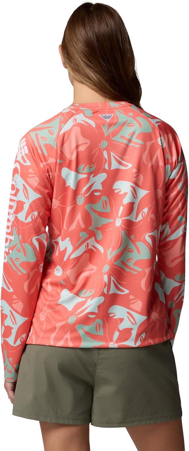 imageColumbia Womens Super Tidal Tee Long SleeveMelonade FlorafaugeWhite