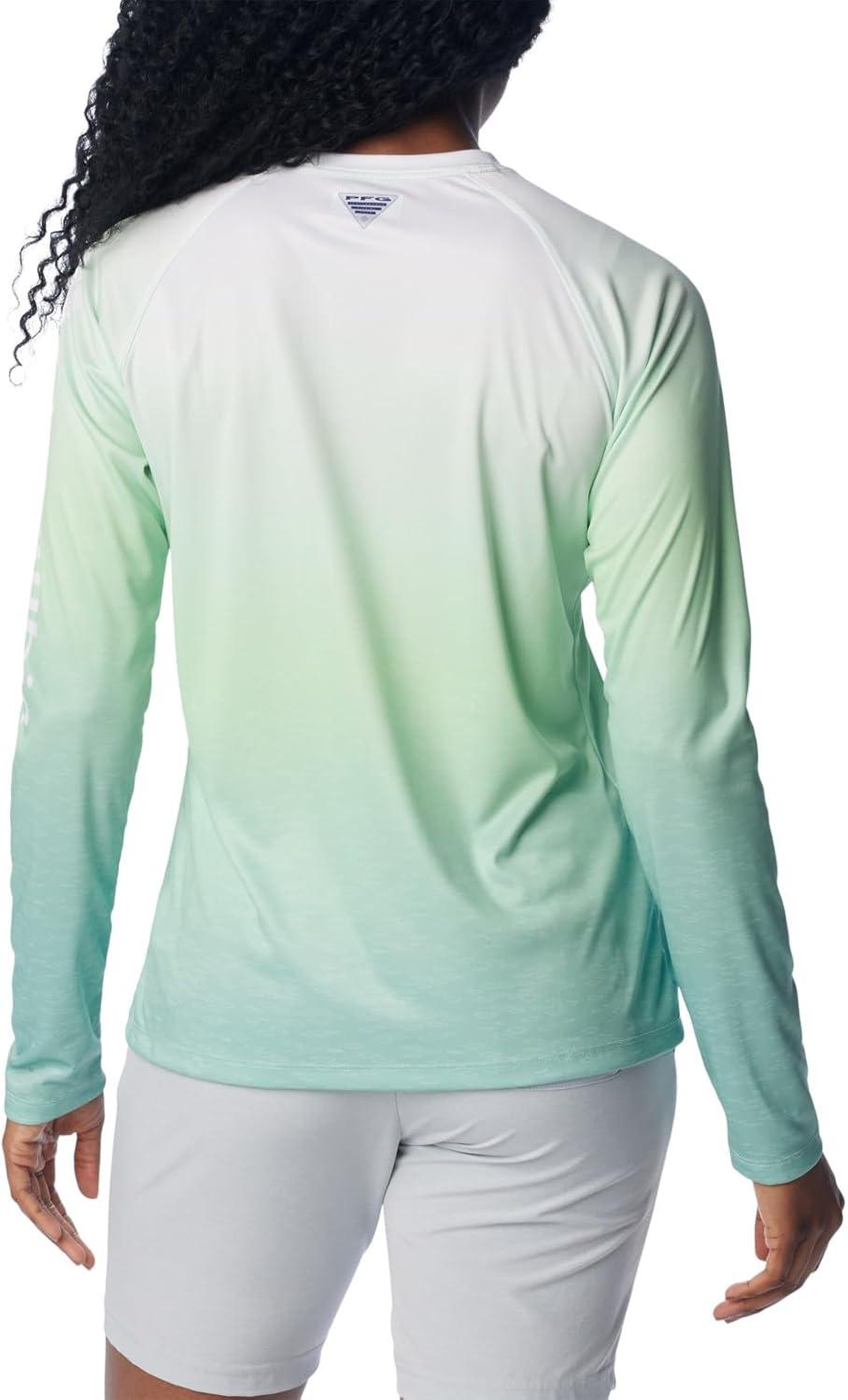 imageColumbia Womens Super Tidal Tee Long SleeveNew Mint Gradient Scalefade