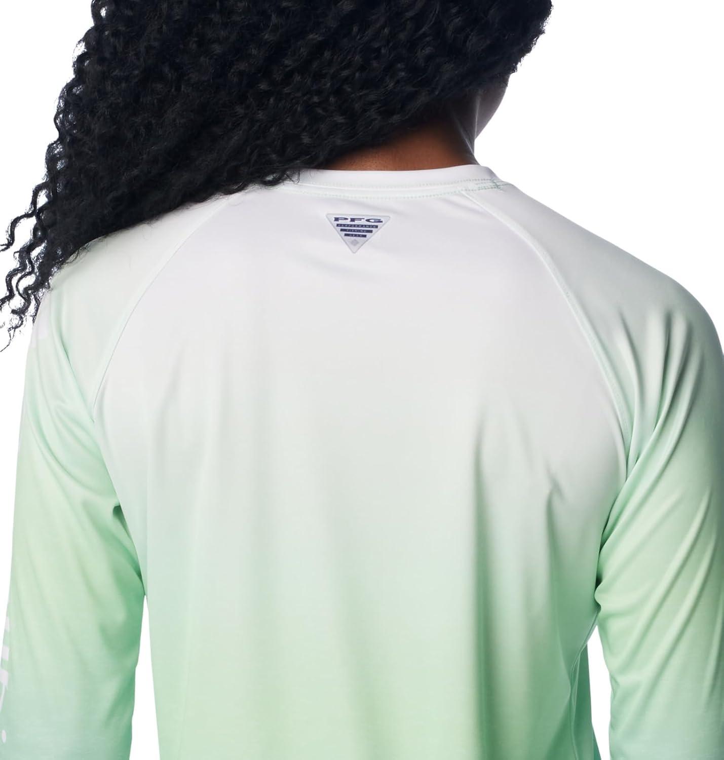 imageColumbia Womens Super Tidal Tee Long SleeveNew Mint Gradient Scalefade