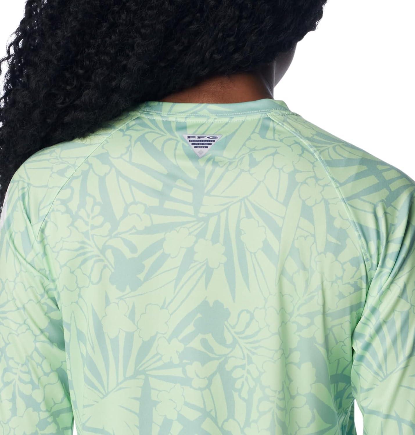 imageColumbia Womens Super Tidal Tee Long SleeveNew Mint Tropictones