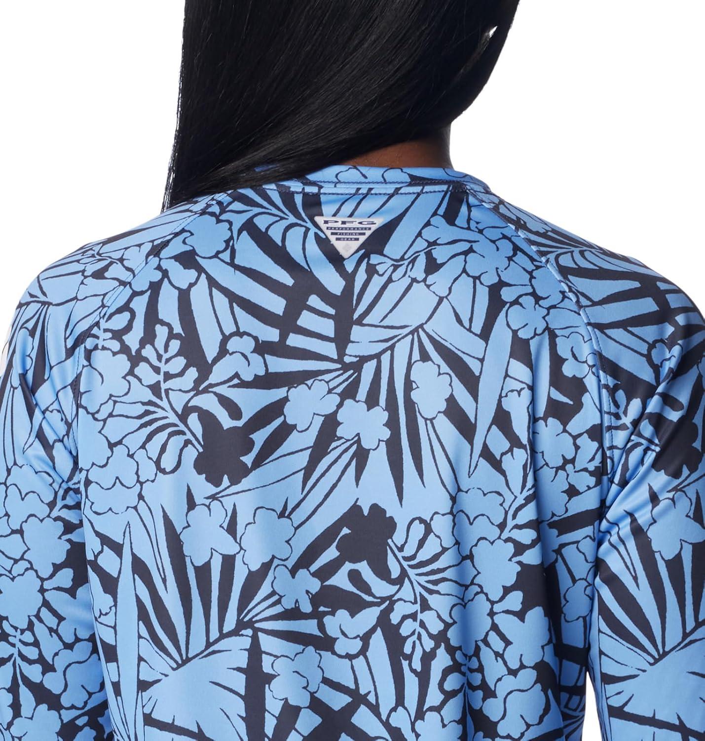imageColumbia Womens Super Tidal Tee Long SleeveNocturnal Tropictones