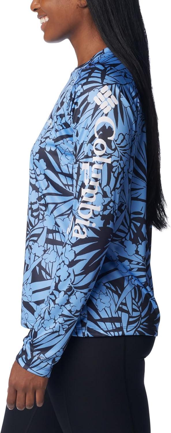 imageColumbia Womens Super Tidal Tee Long SleeveNocturnal Tropictones