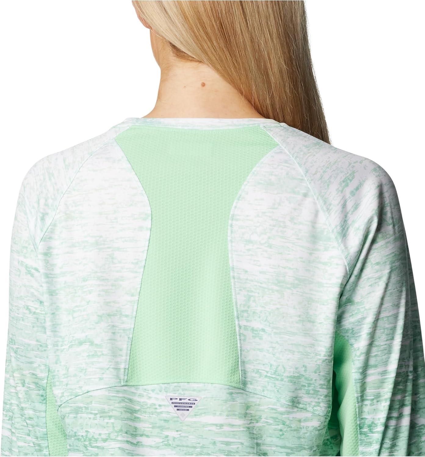 imageColumbia Womens Super Tidal Tee Long SleeveOcean Mint Digiscale Fade