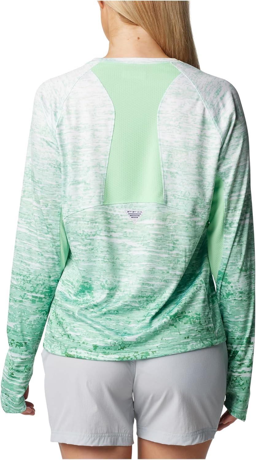 imageColumbia Womens Super Tidal Tee Long SleeveOcean Mint Digiscale Fade