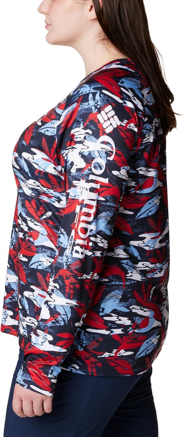 imageColumbia Womens Super Tidal Tee Long SleeveRed Spark Shorebreak