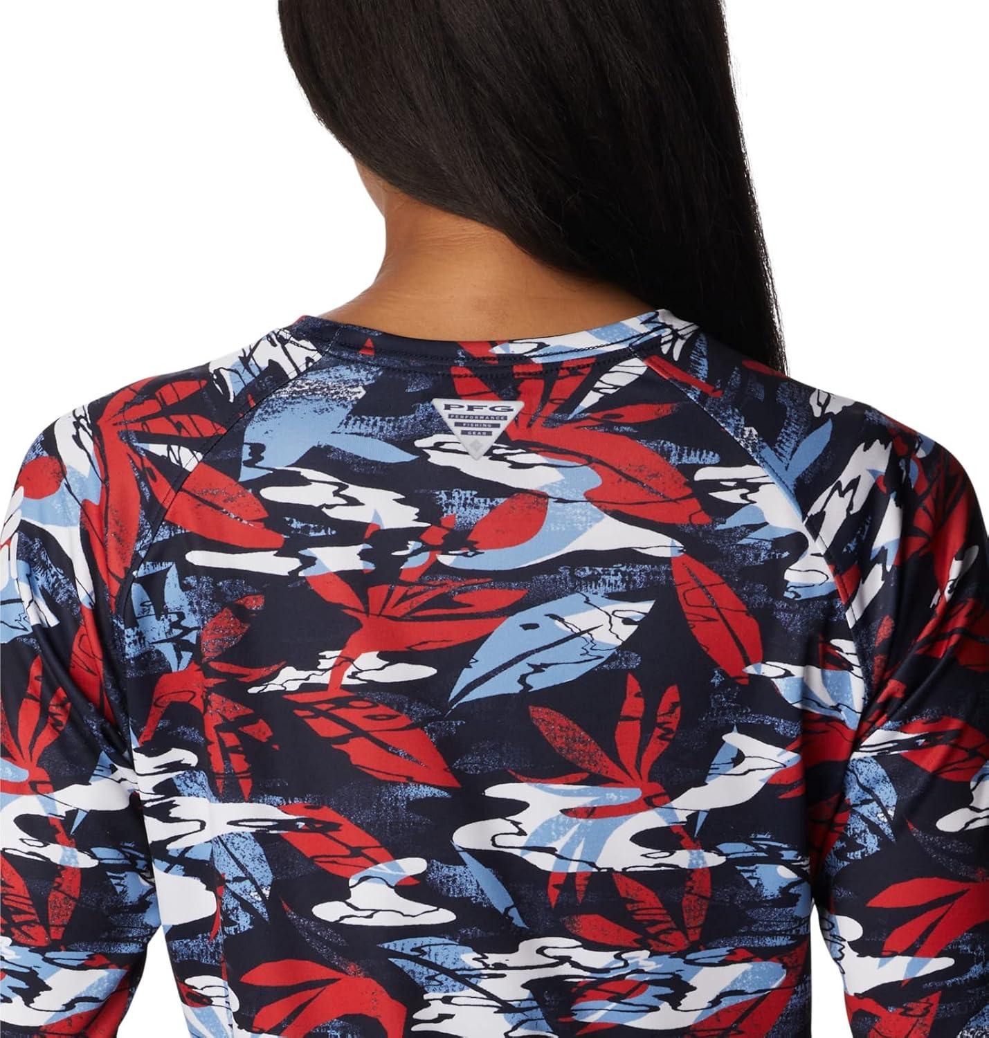 imageColumbia Womens Super Tidal Tee Long SleeveRed Spark Shorebreak