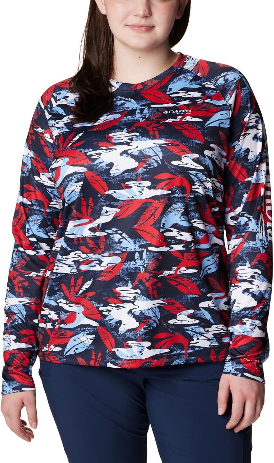 imageColumbia Womens Super Tidal Tee Long SleeveRed Spark Shorebreak