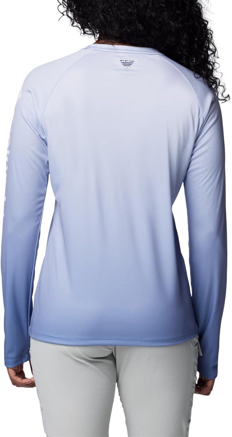 imageColumbia Womens Super Tidal Tee Long SleeveSnowdrift Basic Gradient
