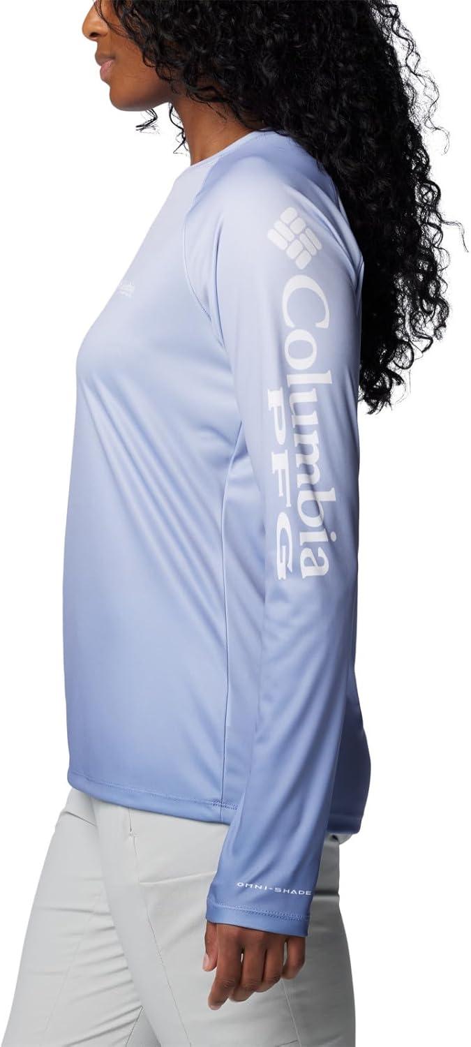 imageColumbia Womens Super Tidal Tee Long SleeveSnowdrift Basic Gradient