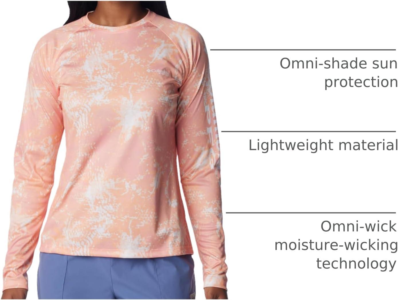 imageColumbia Womens Super Tidal Tee Long SleeveTiki Pink Digishores