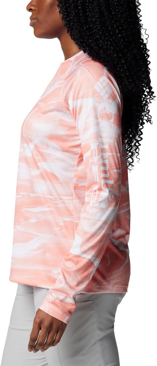 imageColumbia Womens Super Tidal Tee Long SleeveTiki Pink Undulating