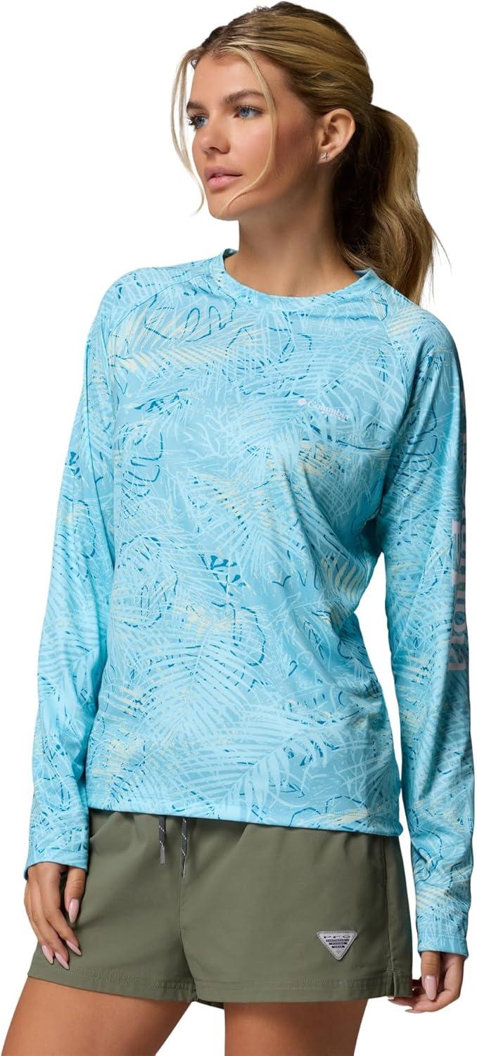 imageColumbia Womens Super Tidal Tee Long SleeveVintage Blue Hooked Up