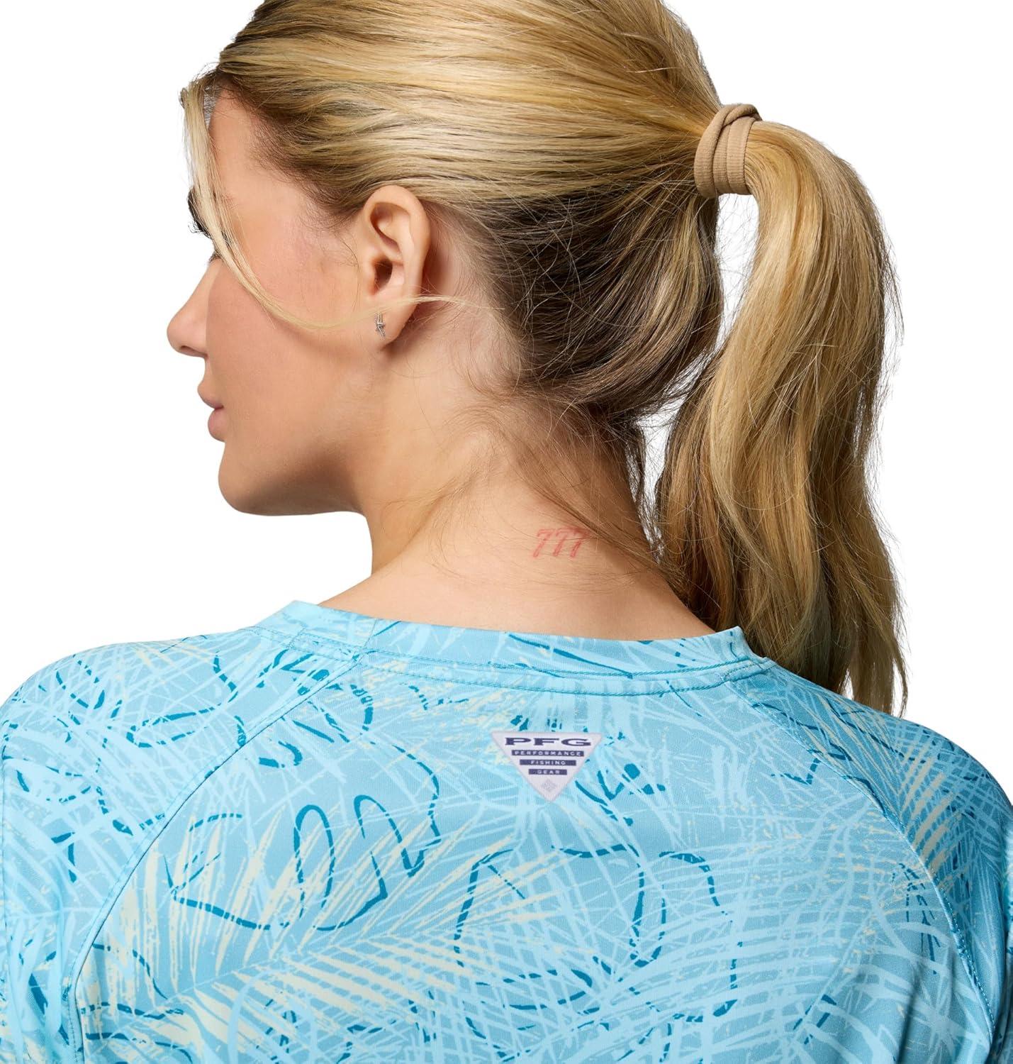imageColumbia Womens Super Tidal Tee Long SleeveVintage Blue Hooked Up