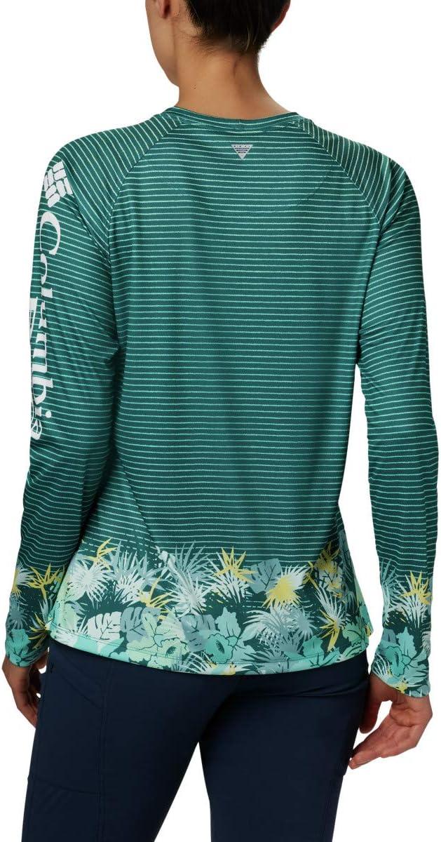 imageColumbia Womens Super Tidal Tee Long SleeveWaterfall Wild Stripes Print