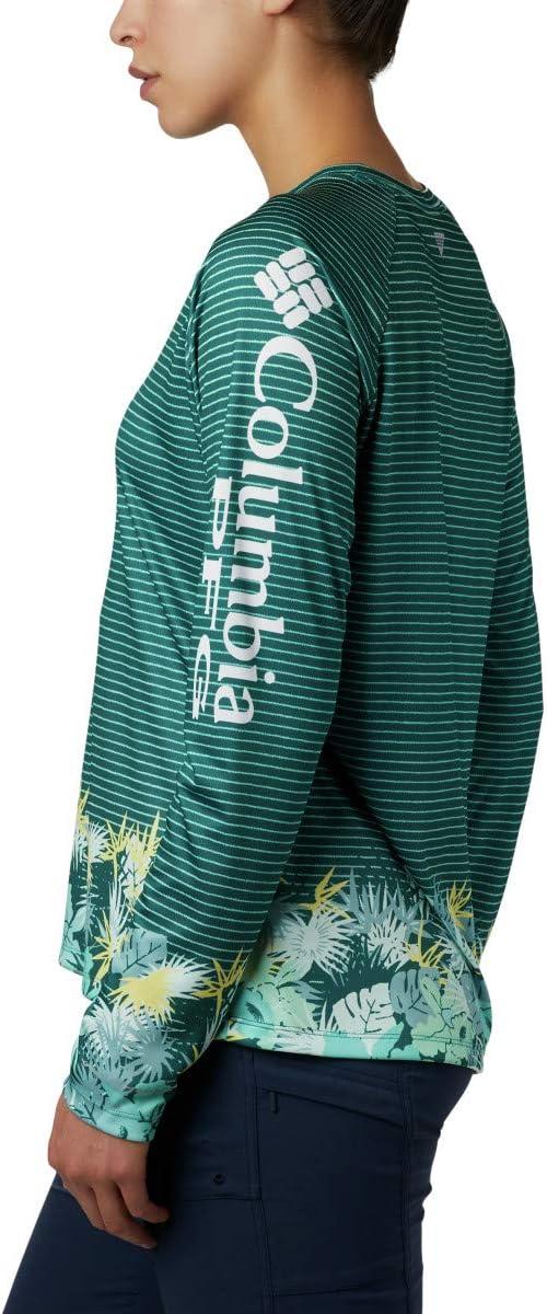 imageColumbia Womens Super Tidal Tee Long SleeveWaterfall Wild Stripes Print