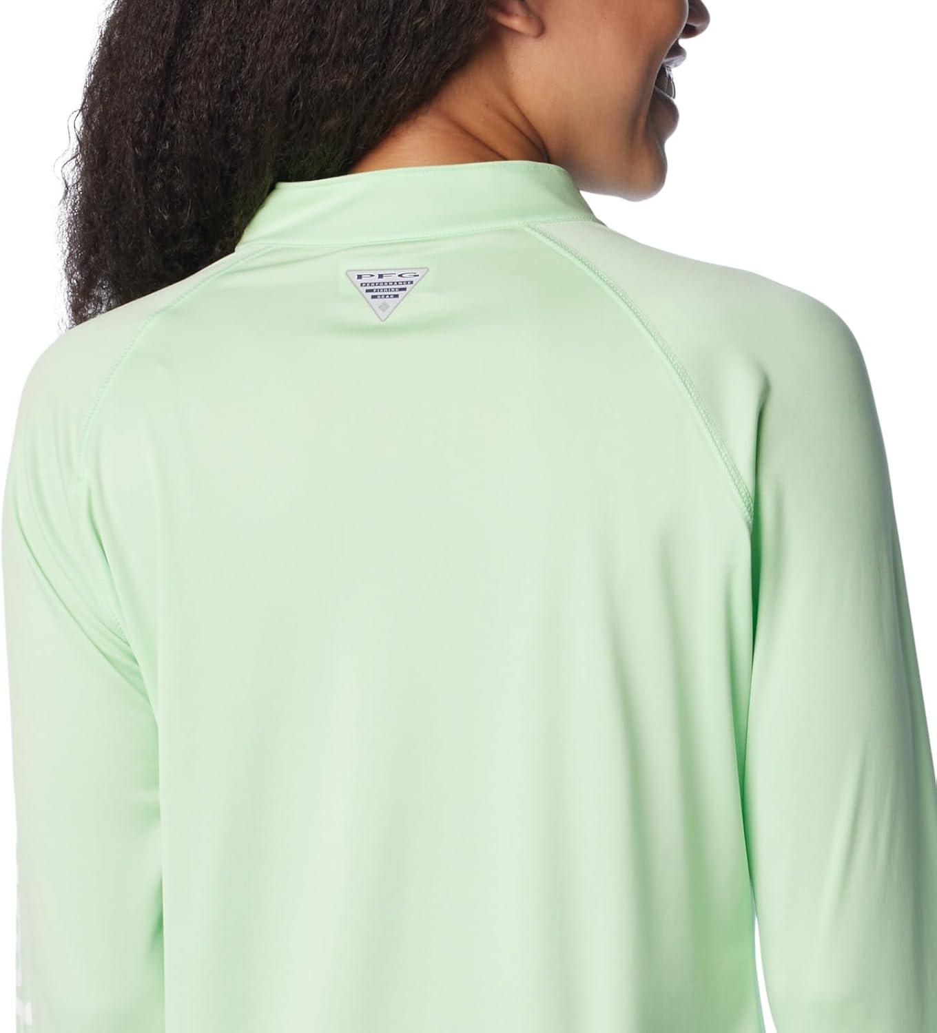 imageColumbia Womens Tidal Tee 14 ZipKey WestWhite Logo