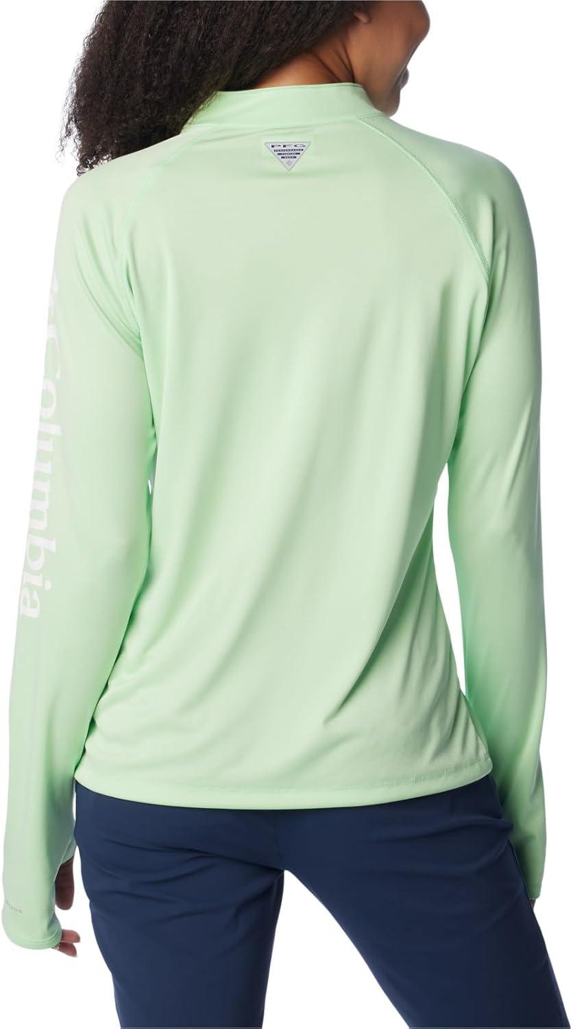 imageColumbia Womens Tidal Tee 14 ZipKey WestWhite Logo