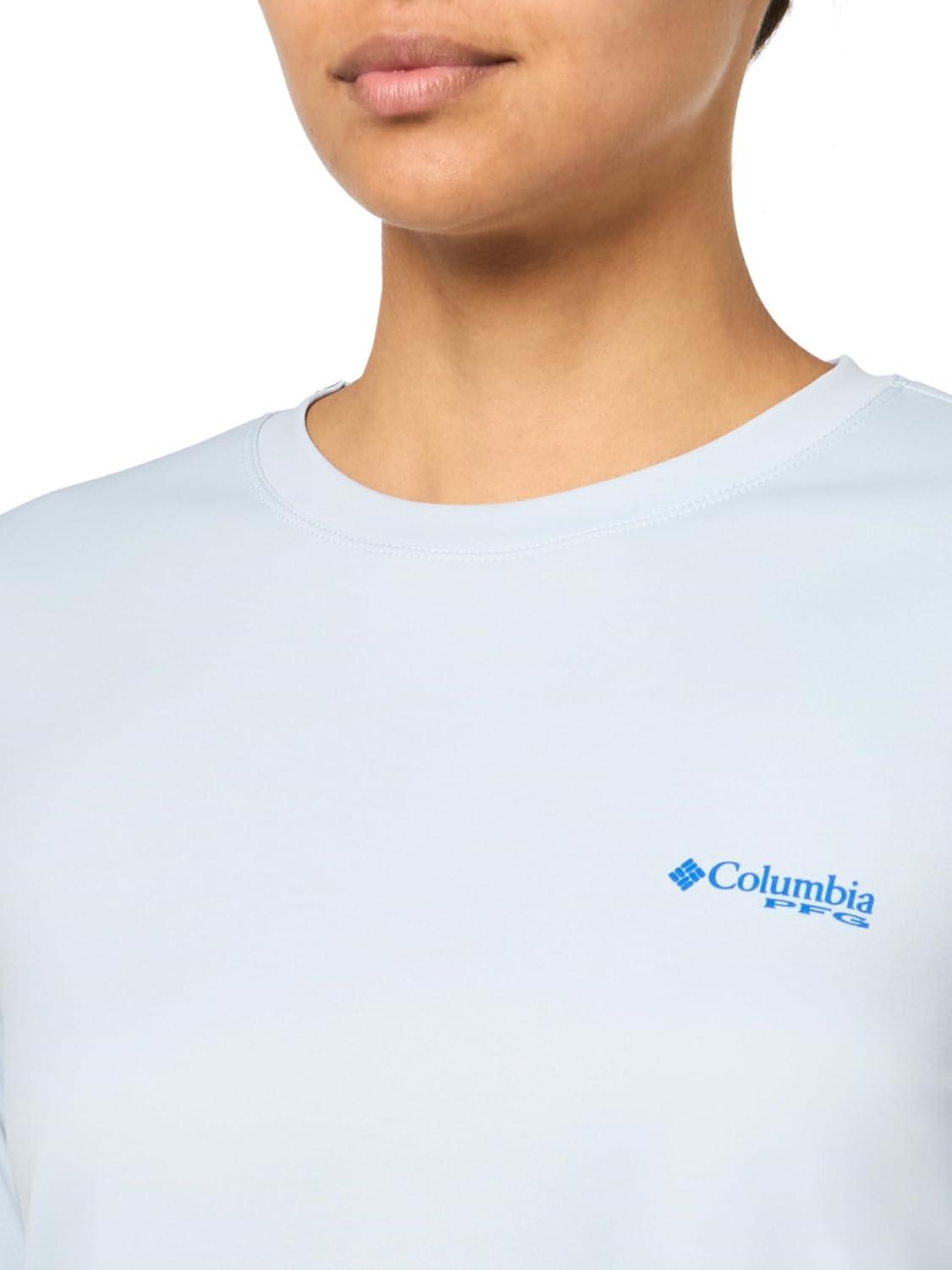 imageColumbia Womens Tidal Tee PFG Fish Star Long SleeveCirrus GreyFish Star Marlin Floracamo