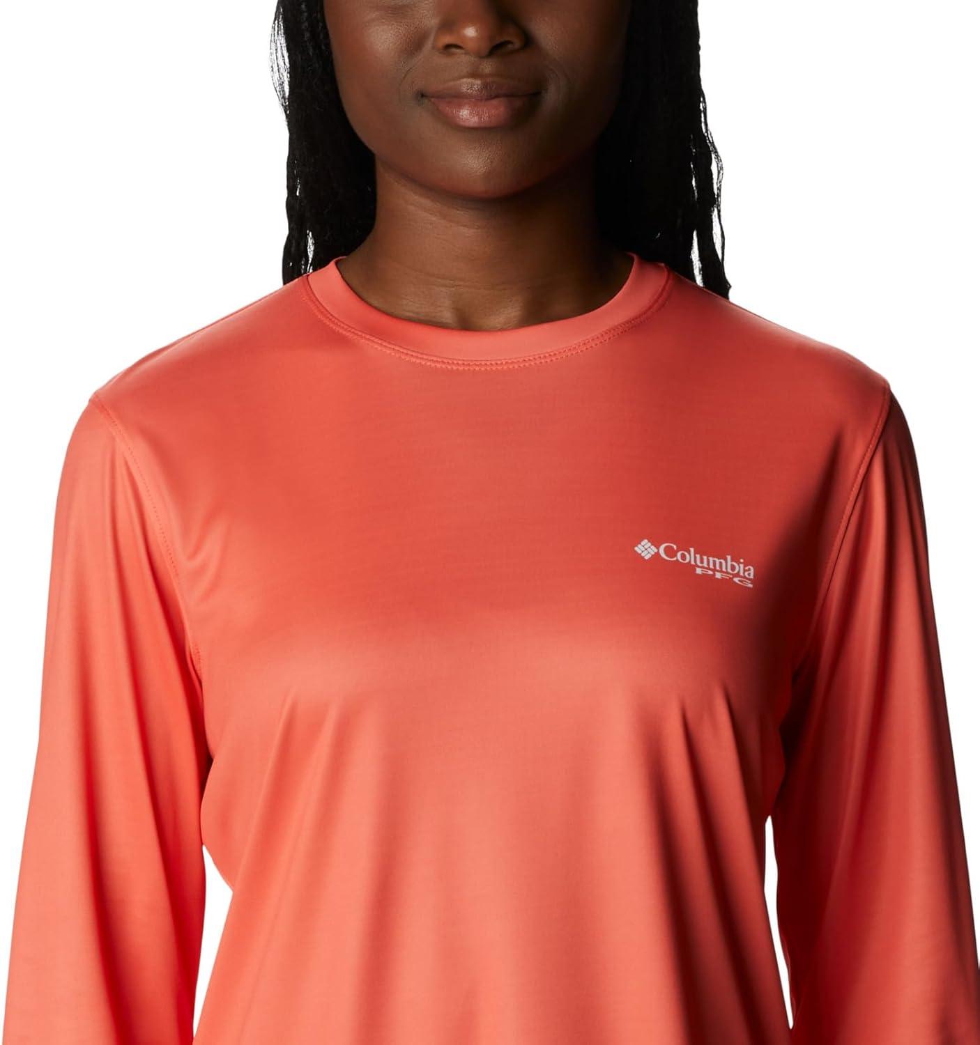 imageColumbia Womens Tidal Tee PFG Fish Star Long SleeveCorangeFish Star Tropamix