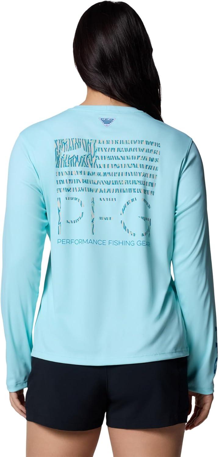 imageColumbia Womens Tidal Tee PFG Fish Star Long SleeveGulf StreamFish Star Marlin Coralize