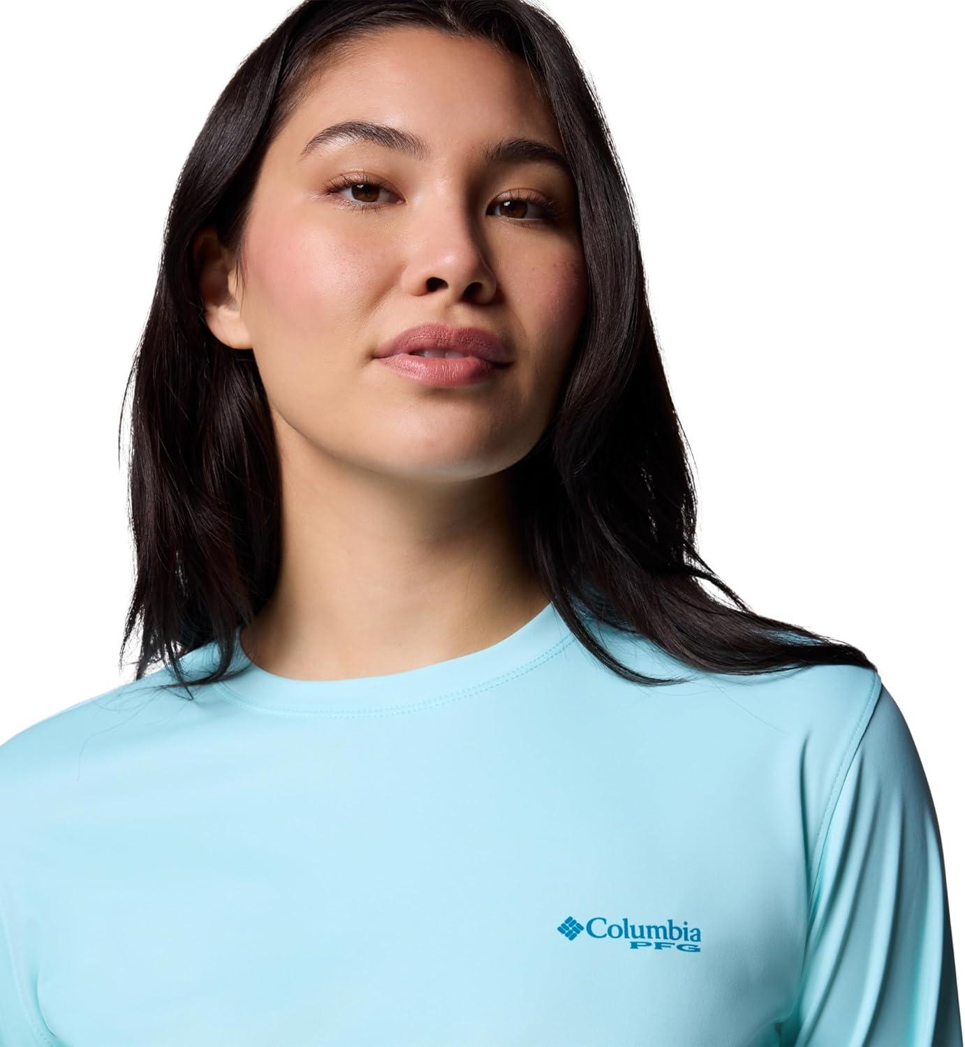 imageColumbia Womens Tidal Tee PFG Fish Star Long SleeveGulf StreamFish Star Marlin Coralize
