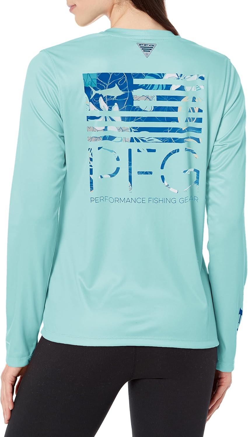 imageColumbia Womens Tidal Tee PFG Fish Star Long SleeveGulf StreamFish Star Tropamix