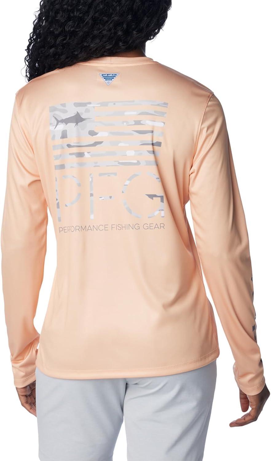 imageColumbia Womens Tidal Tee PFG Fish Star Long SleevePeach FizzFish Star Watershed