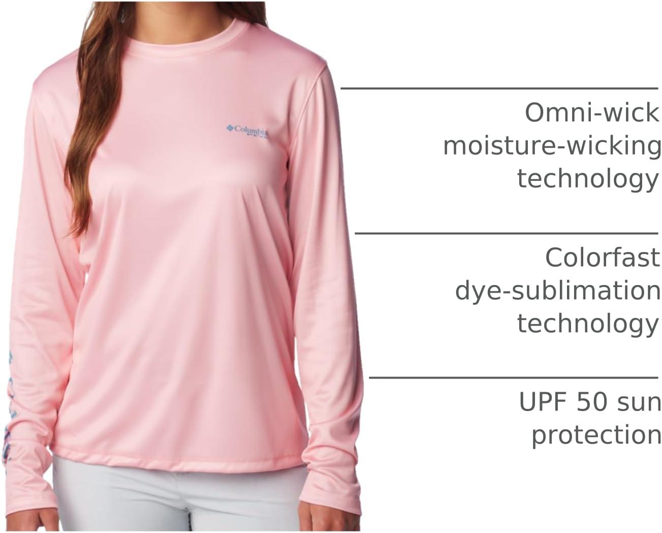 imageColumbia Womens Tidal Tee PFG Fish Star Long SleeveSorbetFish Star Watershed