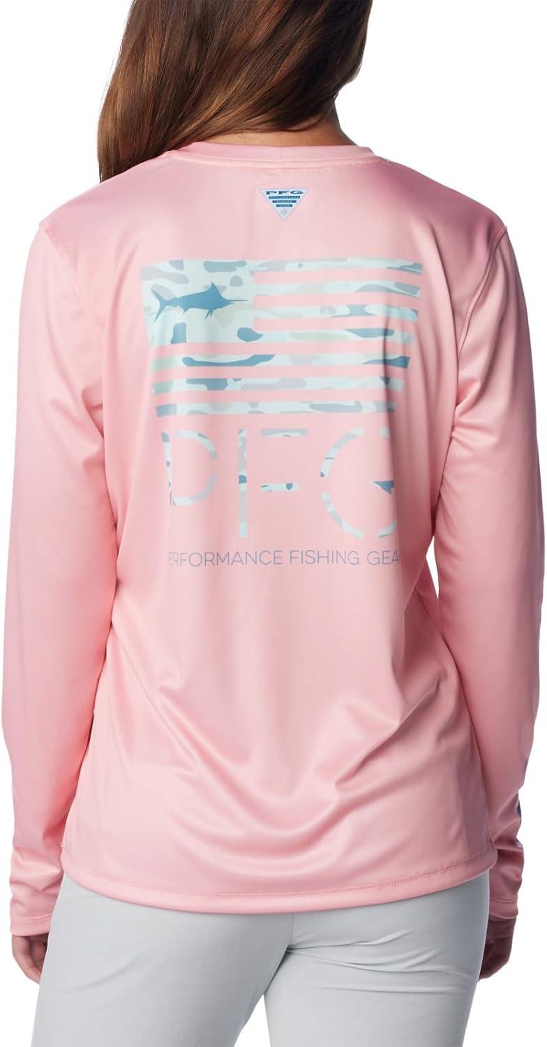 imageColumbia Womens Tidal Tee PFG Fish Star Long SleeveSorbetFish Star Watershed