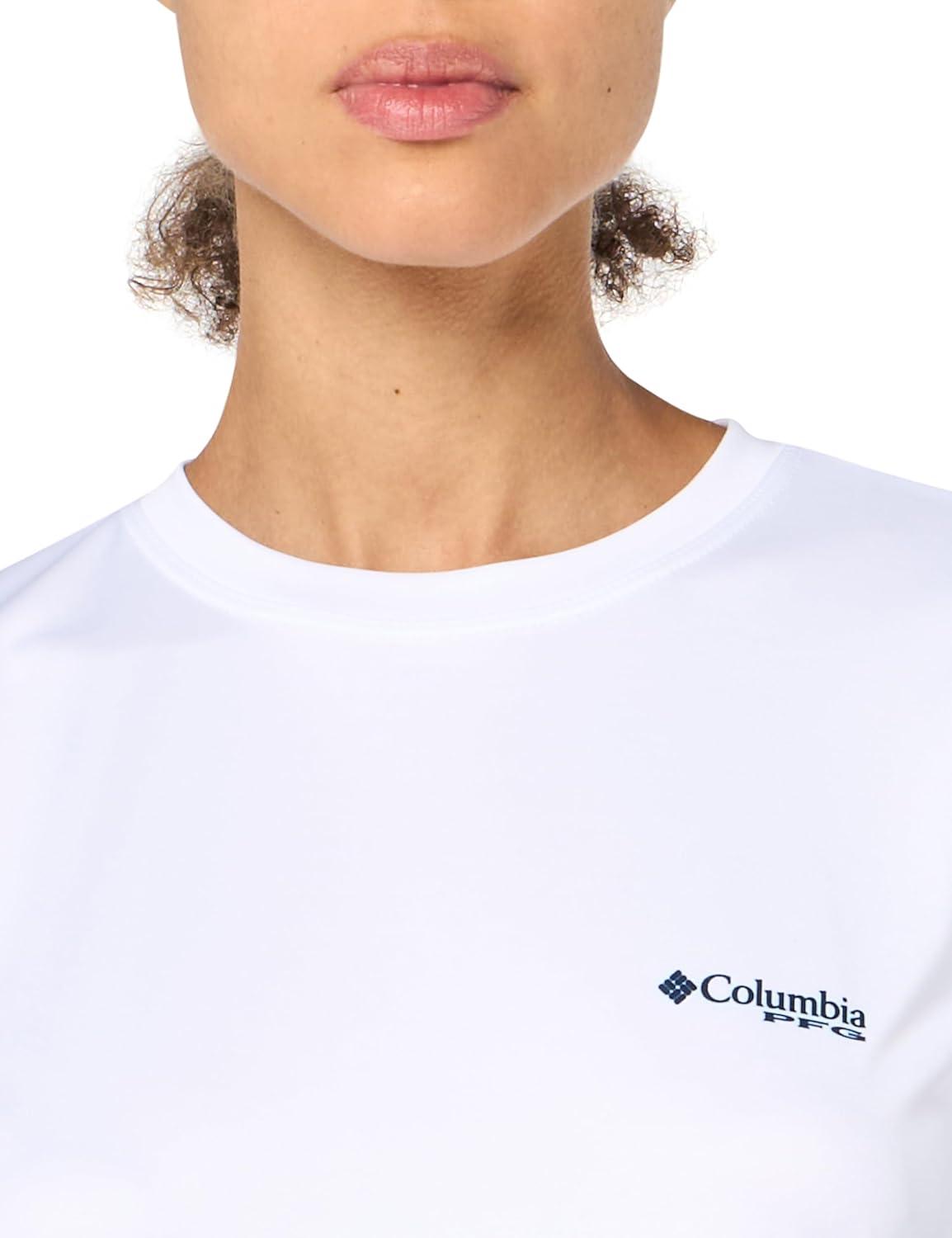 imageColumbia Womens Tidal Tee PFG Fish Star Long SleeveWhiteFish Star Americana