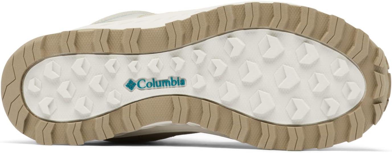 imageColumbia Womens Trailstorm Mid Waterproof Hiking ShoeCanvas Tan River Blue