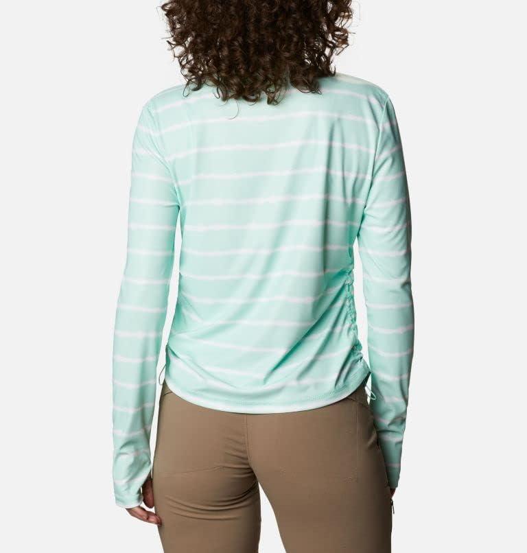 imageColumbia Womens W Sun Deflector Summerdry Ls ShirtMint Cay Tie Dye Stripe