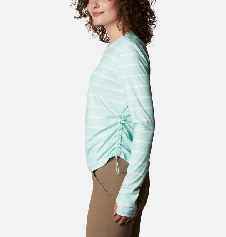 imageColumbia Womens W Sun Deflector Summerdry Ls ShirtMint Cay Tie Dye Stripe