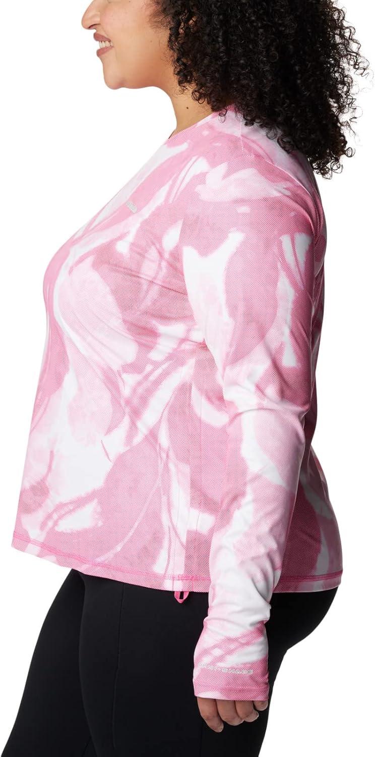 imageColumbia Womens W Sun Deflector Summerdry Ls ShirtWild GeraniumBloomdye