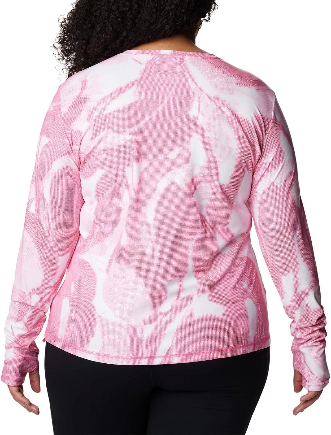 imageColumbia Womens W Sun Deflector Summerdry Ls ShirtWild GeraniumBloomdye