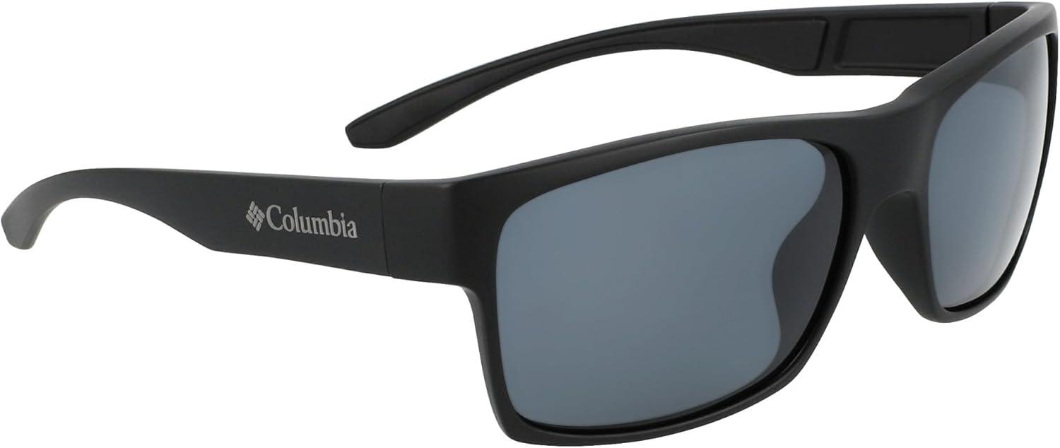 imageColumbia mens Brisk Trail Rectangular SunglassesMatte Black