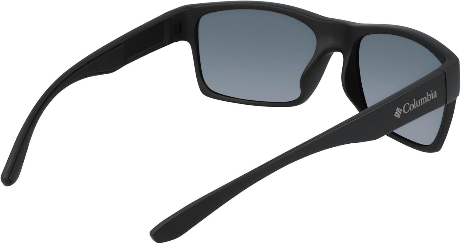 imageColumbia mens Brisk Trail Rectangular SunglassesMatte Black