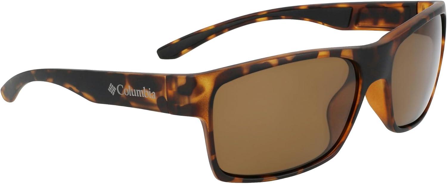 imageColumbia mens Brisk Trail Rectangular SunglassesMatte Dark Tortoise