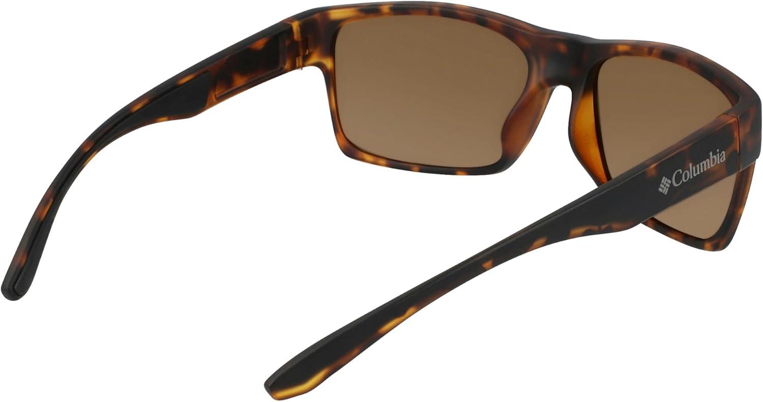 imageColumbia mens Brisk Trail Rectangular SunglassesMatte Dark Tortoise