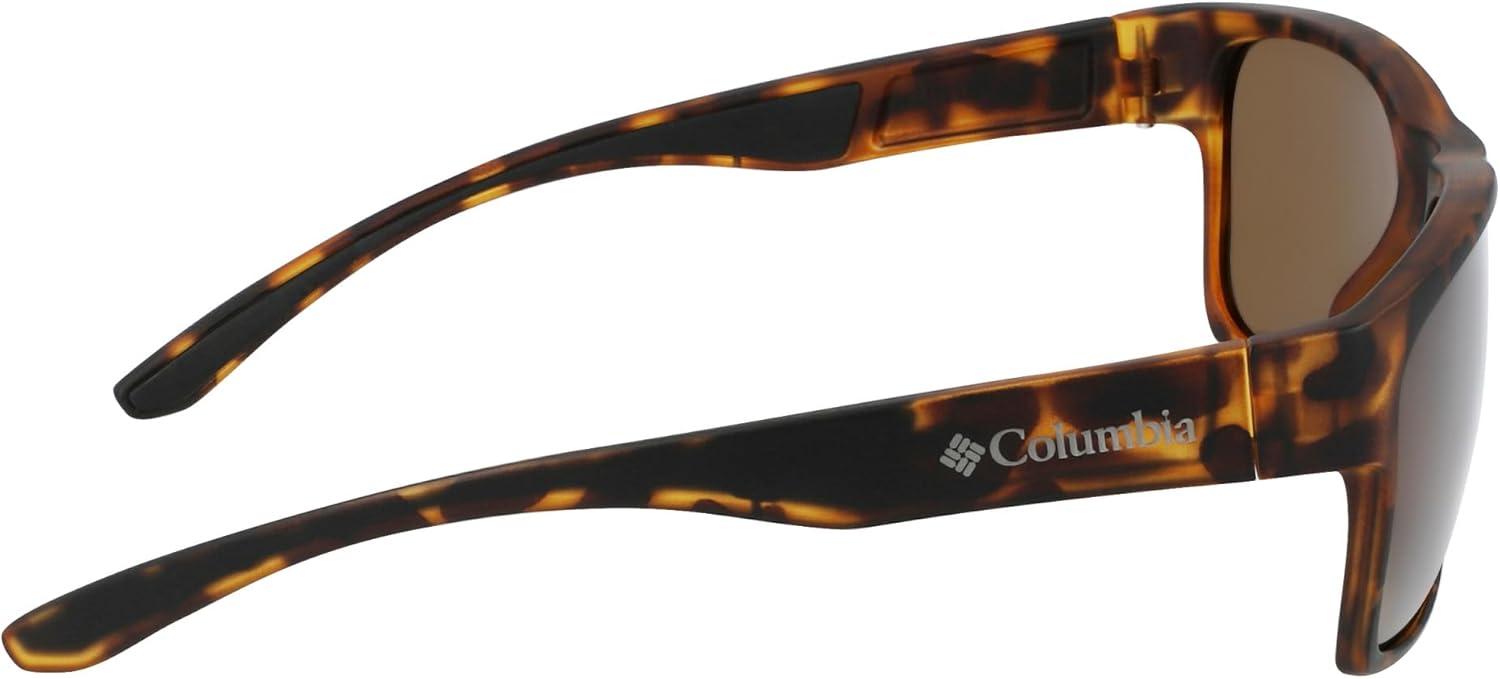 imageColumbia mens Brisk Trail Rectangular SunglassesMatte Dark Tortoise