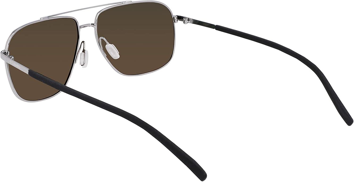 imageColumbia mens Mist Trail Pilot SunglassesShiny GunmetalOrange Revo Lens