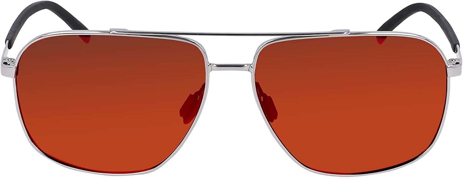 imageColumbia mens Mist Trail Pilot SunglassesShiny GunmetalOrange Revo Lens